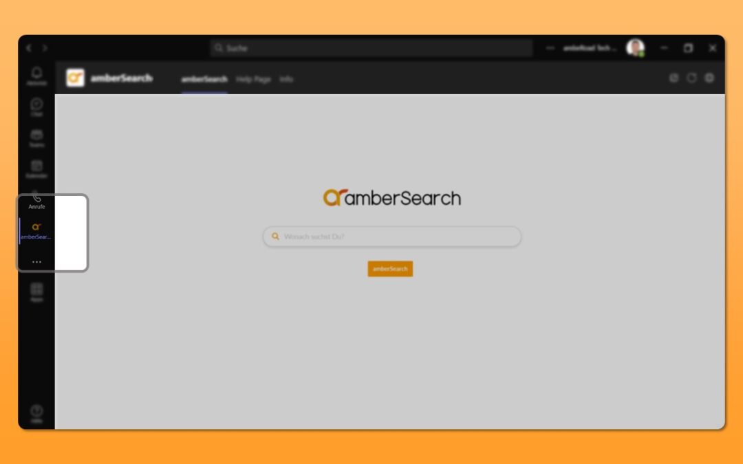 TeamsApp for amberSearch