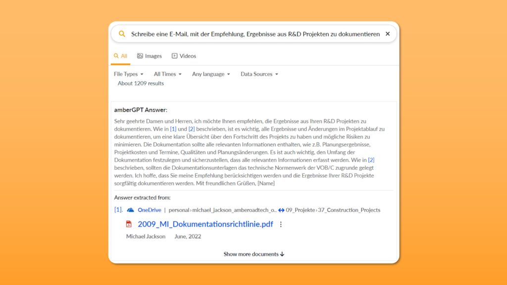 E-Mail amberGPT