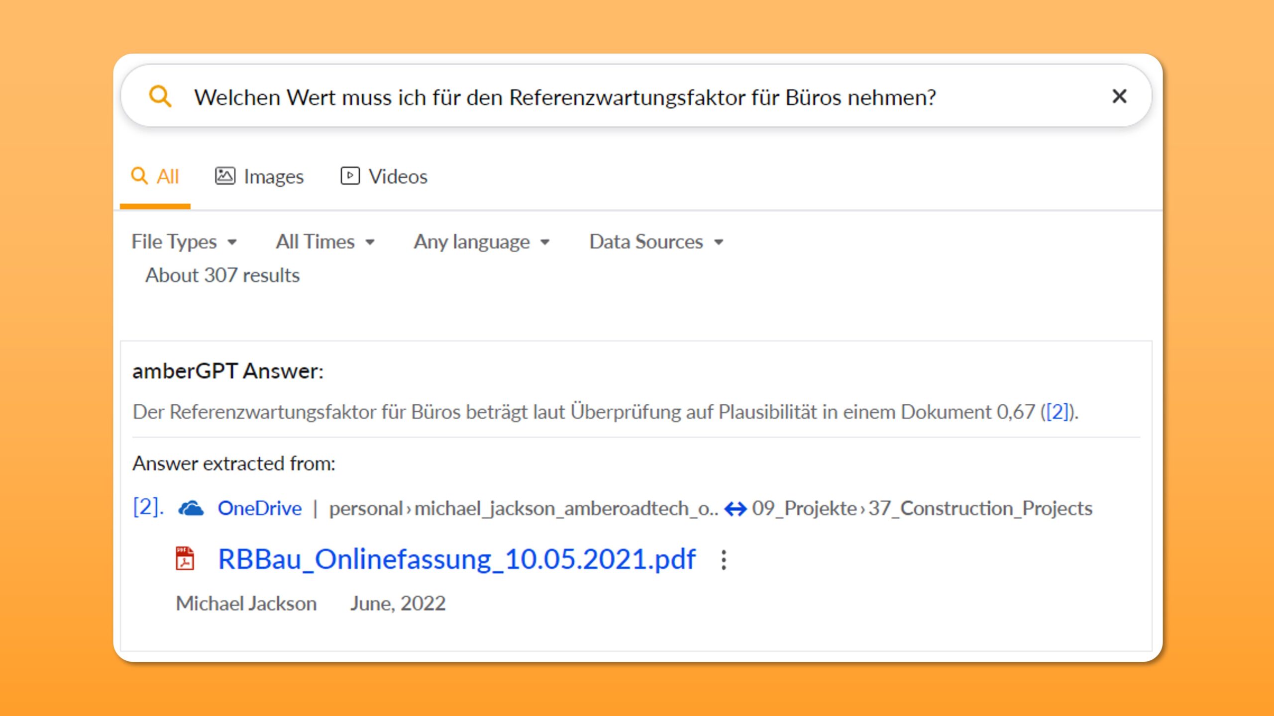 Referenzwert amberGPT